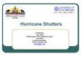 Hurricane Shutters PowerPoint PPT Presentation