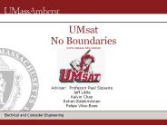 UMsat No Boundaries www.umass.edu/umsat