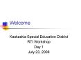 Kaskaskia Special Education District PowerPoint PPT Presentation