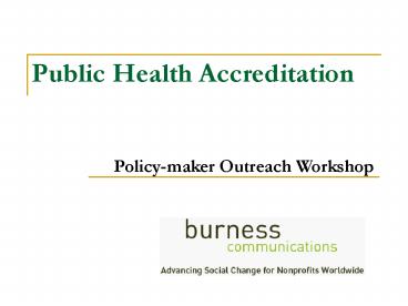 Public Health Accreditation
