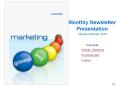 Monthly Newsletter Presentation PowerPoint PPT Presentation