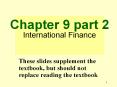 Chapter 9 part 2 International Finance PowerPoint PPT Presentation
