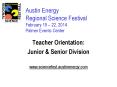 Austin Energy Regional Science Festival February 19  PowerPoint PPT Presentation