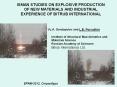 ISMAN STUDIES ON EXPLOSIVE PRODUCTION OF NEW MATERIALS AND INDUSTRIAL EXPERIENCE OF BITRUB INTERNATIONAL PowerPoint PPT Presentation