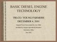 BASIC DIESEL ENGINE TECHNOLOGY PowerPoint PPT Presentation