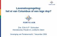 Levensloopregeling: het ei van Columbus of een lege dop?