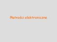 Platnosci elektroniczne PowerPoint PPT Presentation