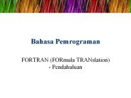 Bahasa Pemrograman