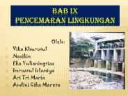BAB IX PENCEMARAN LINGKUNGAN