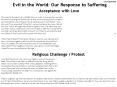 Evil in the World: Our Response to Suffering PowerPoint PPT Presentation