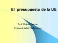 El presupuesto de la UE PowerPoint PPT Presentation