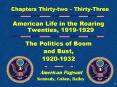 American Life in the Roaring Twenties, 1919-1929 PowerPoint PPT Presentation