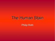 The Human Stain