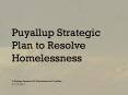 Puyallup Strategic Plan to Resolve Homelessness PowerPoint PPT Presentation