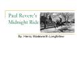Paul Revere PowerPoint PPT Presentation