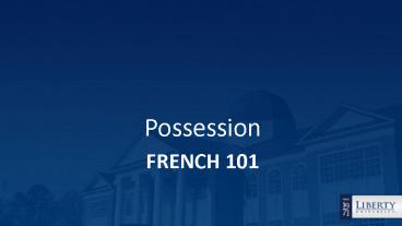 FRENCH 101