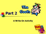 A Write On Activity