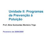 Unidade II: Programas de Preven