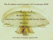 The Evolution and Genomics of Cytochrome P450