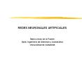REDES NEURONALES ARTIFICIALES PowerPoint PPT Presentation