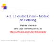 4.3. La ciudad Lineal  PowerPoint PPT Presentation