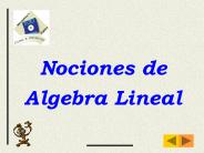 Nociones de  Algebra Lineal