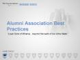 Alumni Association Best Practices PowerPoint PPT Presentation