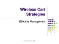 Wireless Cart Strategies PowerPoint PPT Presentation