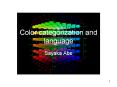 Color categorization and language PowerPoint PPT Presentation
