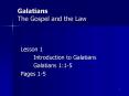 Galatians The Gospel and the Law PowerPoint PPT Presentation