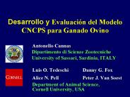 Desarrollo y Evaluaci