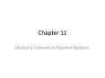 Electronic Commerce Payment Systems PowerPoint PPT Presentation