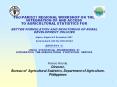 FAO/PARIS21 REGIONAL WORKSHOP ON THE INTEGRATION OF AND ACCESS TO AGRICULTURAL STATISTICS FOR BETTER FORMULATION AND MONITORING OF RURAL DEVELOPMENT POLICIES Algers, Algeria 8-9 December 2007 Back-to-back with the 20th AFCAS  AW-07-01-1  PowerPoint PPT Presentation