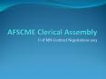 AFSCME Clerical Assembly PowerPoint PPT Presentation