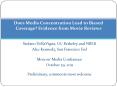 Does Media Concentration Lead to Biased Coverage? Evidence from Movie Reviews PowerPoint PPT Presentation