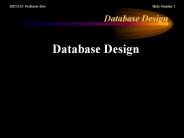 Database Design