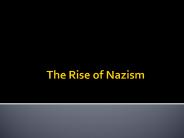 The Rise of Nazism