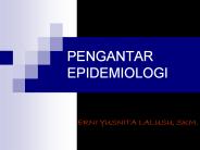 PENGANTAR EPIDEMIOLOGI