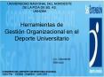 CONGRESO DEL DEPORTE UNIVERSITARIO NACIONAL PowerPoint PPT Presentation