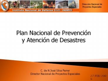 Plan Nacional de Prevenci