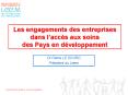Les engagements des entreprises dans l PowerPoint PPT Presentation