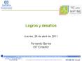 Logros y desaf PowerPoint PPT Presentation