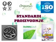 STANDARDI PROIZVODNJE