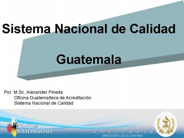 Sistema Nacional de Calidad