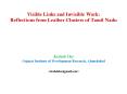 Visible Links and Invisible Work: Reflections from Leather Clusters of Tamil Nadu  PowerPoint PPT Presentation