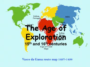 The Age of Exploration