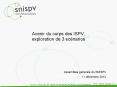 Avenir du corps des ISPV, exploration de 3 sc PowerPoint PPT Presentation