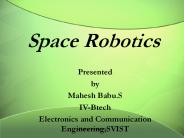Space Robotics