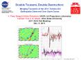 Double Tsunami, Double Destruction: Merging Tsunamis of the 2011 Tohoku-Oki Earthquake Observed Over Open Ocean PowerPoint PPT Presentation