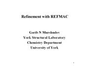 Refinement with REFMAC